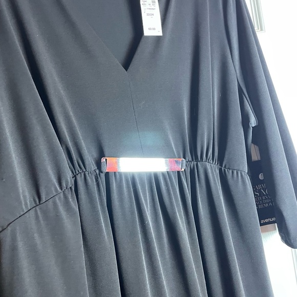 NWT AVENUE JERSEY KNIT FORMAL DRESS SIZE 22/24 - Picture 7 of 11